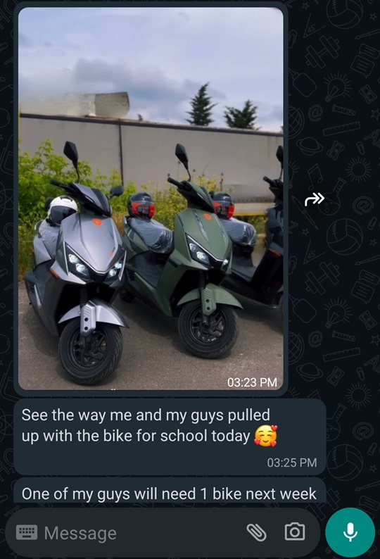Customer testimonial